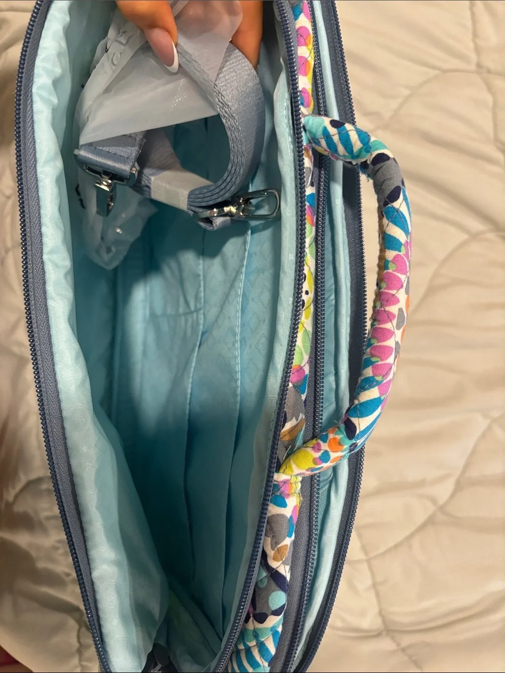 Vera Bradley Multicolor Geometric Medallion Laptop Sleeve